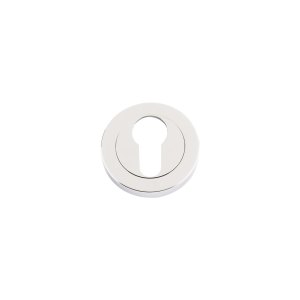 STANZA Euro Profile Escutcheon 50mm dia Polished Nickel