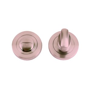 STANZA Turn and Release complete with Escutcheons and 5mm spindle 50mm dia Tuscan Rose Gold