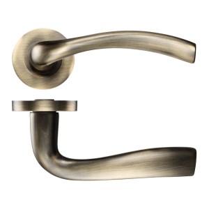 STANZA Siena Lever - Screw On Rose - Florentine Bronze