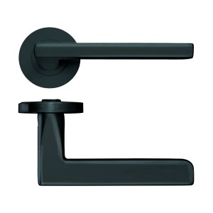 STANZA Venice Lever - Screw On Rose Oscuro Matt Black