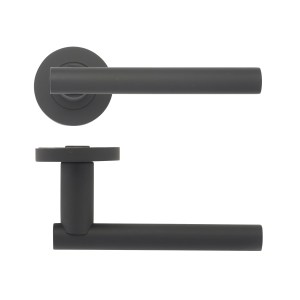 STANZA Lucca Lever - Screw On Rose Oscuro Matt Black