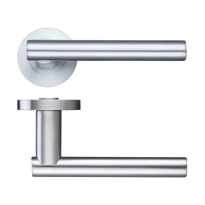STANZA Lucca Lever - Screw On Rose Satin Chrome