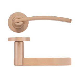 STANZA Adria lever on round rose Tuscan Rose Gold