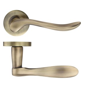 STANZA Lincoln Lever - Screw on Rose Florentine Bronze