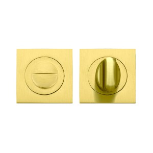 STANZA Turn & Release - on Square rose Favo Satin Brass