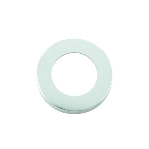 STANZA Spare ZPZ Screw On Outer Roses - 2x Covers Only Polished Chrome