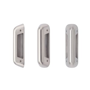 ZOO SOLUTIONS Anti Ligature Pull Handle 100mm CTC (150mm) Back to Back Fix (When using 1 x ZS-ALP100GS-SSS + 1 x ZS-ALP100BF-SSS)- Satin St. Steel - Half Set Satin Stainless