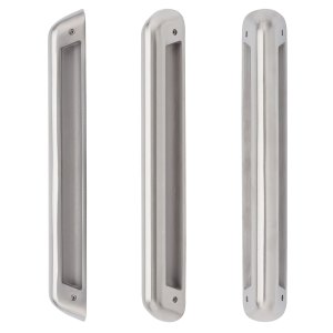 ZOO SOLUTIONS Anti Ligature Pull Handle 250mm CTC (280mm) Back to Back Fix (When using 1 x ZS-ALP250GS-SSS + 1 x ZS-ALP250BF-SSS) - Satin St. Steel - Half Set Satin Stainless