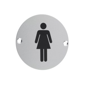 ZOO SIGNAGE Sex Symbol - Female Satin Aluminium