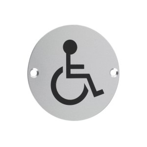 ZOO SIGNAGE Sex Symbol - Disabled Satin Aluminium