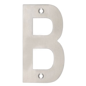 ZOO SIGNAGE Letter - B - 102mm Satin Stainless