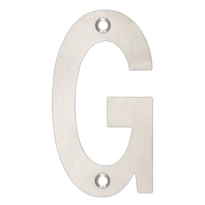 ZOO SIGNAGE Letter - G - 102mm Satin Stainless