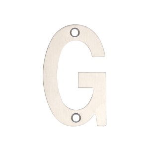 ZOO SIGNAGE Letter - G - 75mm Satin Stainless