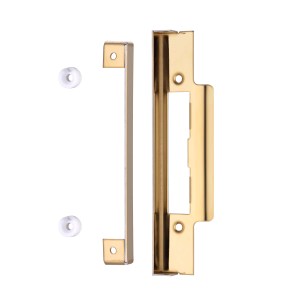 ZOO LOCKS & LATCHES Rebate Kit to Suit Cylinder Sash Lock - 1/2" lock and striker Electro Brass