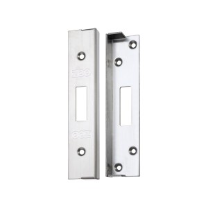 ZOO LOCKS & LATCHES Rebate Kit to Suit UK Dead Lock - 1/2" lock and striker Satin Stainless