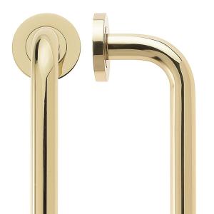 FULTON & BRAY 19mm D Pull Handle - 225mm Polished Brass