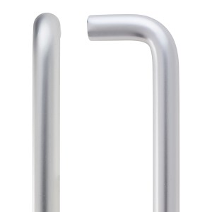 ZOO DOOR HARDWARE 19mm D Pull Handle 150mm Satin Aluminium