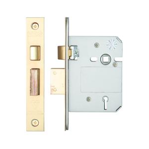 ZOO LOCKS & LATCHES British Standard 5 Lever Sashlock - 76mm - Keyed Alike Brass Finish / Anti Tarnish