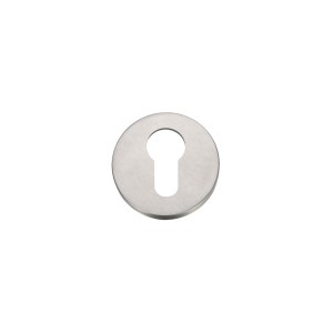ZOO DOOR HARDWARE Euro Profile Escutcheon - pairs Satin Stainless