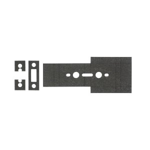 ZOO INTUMESCENTS 1mm Universal Flat Deadlock Intumescent to suit ZUKFD - Graphite