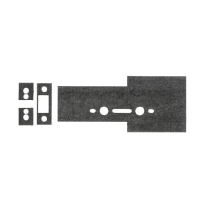 ZOO INTUMESCENTS 1mm Universal Flat Latch Intumescent to suit ZUKF - Graphite