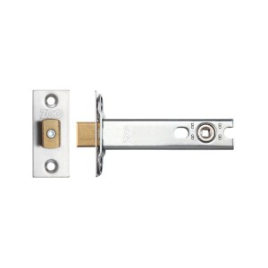ZOO LOCKS & LATCHES Heavy Duty Tubular Deadbolt 102mm - c/w SSS forends Satin Stainless