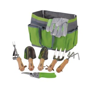 Draper® Stainless Steel Garden Tool Set with Storage Bag (8 Piece)