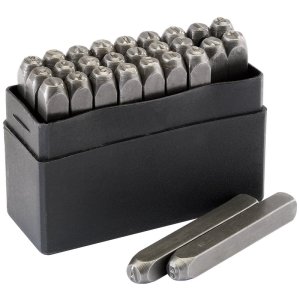 Draper® A - Z Letter Stamp Set, 3/16"